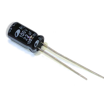 Конденсатор ел. 22.0 / 100v Samwha RD