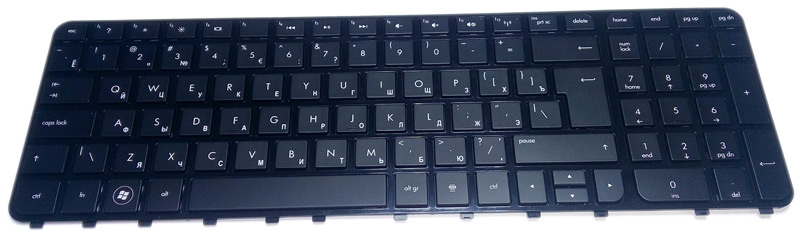 Клавіатура для ноутбука HP (Envy M6) RUS, чорна