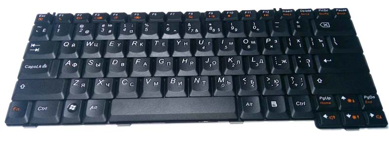 Клавіатура для ноутбука Lenovo (G450 / Y330) RUS, чорна