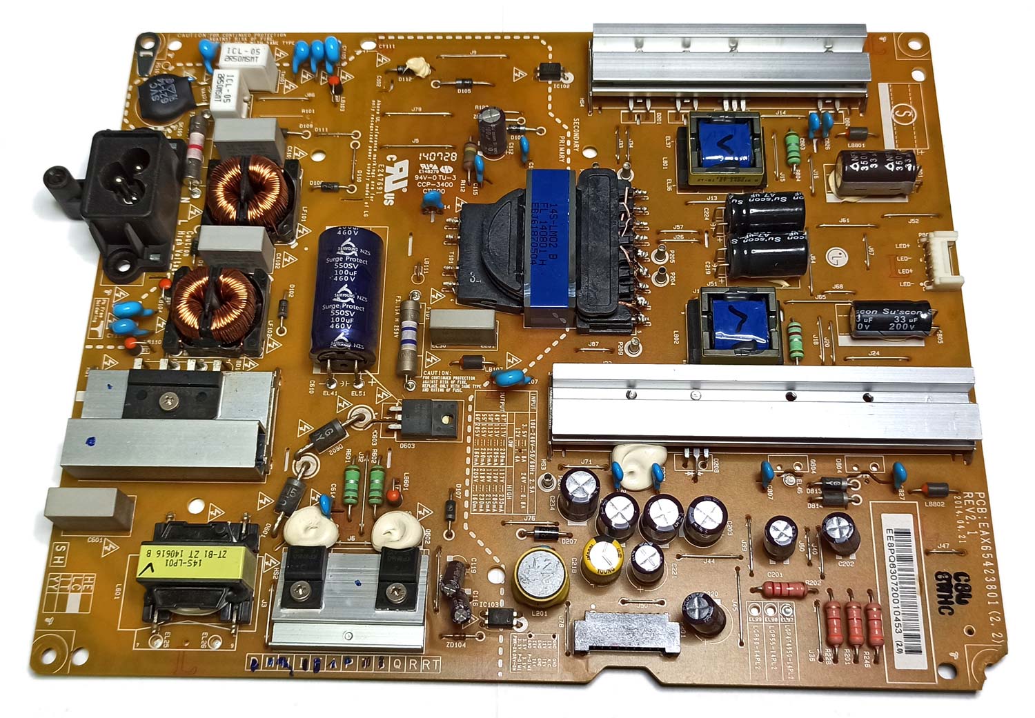 Блок питания + контроллер LED ТВ LG EAX65423801 rev.2.1