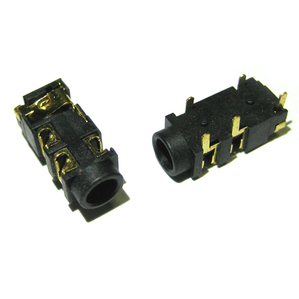 Гнездо 3.5 (наушники) на плату 5pin
