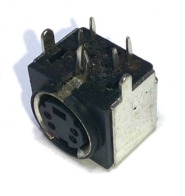 Гнездо Mini-DIN 4-pin