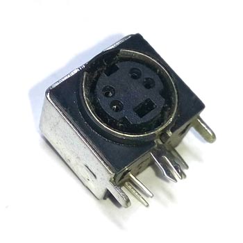 Гнездо Mini-DIN 4-pin