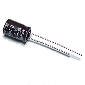 Конденсатор эл. 220.0 / 25v Samwha RD