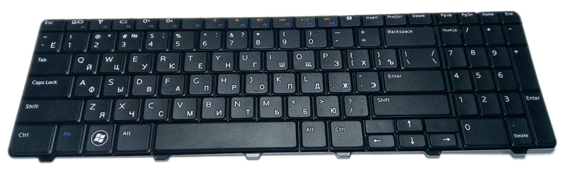 Клавиатура для ноутбука DELL (15R / N5010) RUS, черная